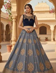 Embroidered Ethnic skirt and blouse