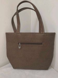 Stylish Brown Textured handbag Bag