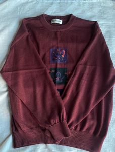 Clearance Sale🎀Maroon Embroidered Sweatshirt