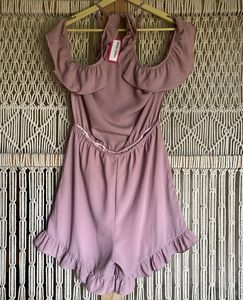 Open Back Play Suit