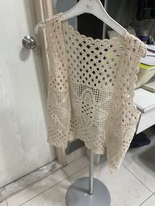 Sale 299 Crochet Sleeveless shrug