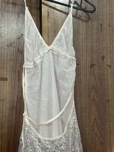 Sparkling Sequin backless sexy mesi dress🪩