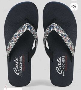 Sparkling Embellished Flip-Flops