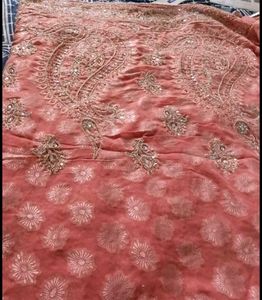 Embroidered Silk Saree