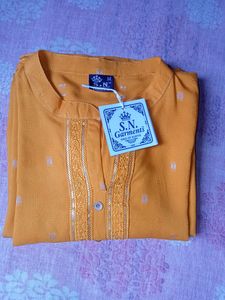 Yellow Kurta For Women