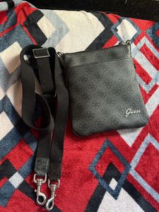 Guess Monogram Crossbody Bag