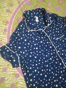 Cozy Star Print Top