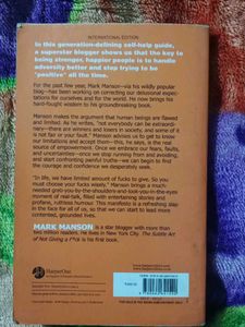 The Subtle Art of Not Giving a F*ck by Mark Manson