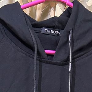 Black Hoodie T-Shirt Dress SALE
