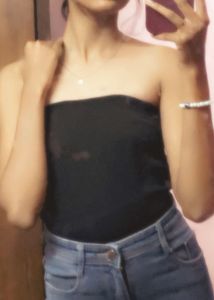 Chic Black Tube Top