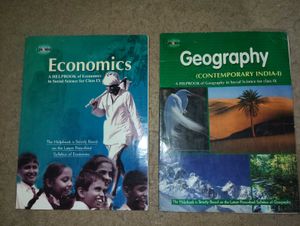 Economics &amp; Geography Class IX Books