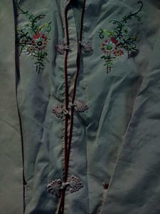cheongsam embroidered top