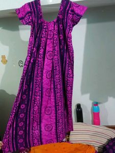 Vibrant Pink & Purple Nightgown