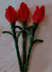 Pipe Cleaner Tulip Bouquet