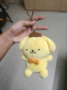 Cute Pompompurin Plush Keychain