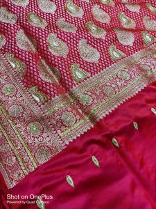 Banarsi Hand Work Bridal Saree
