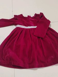 Girls Velour Dress
