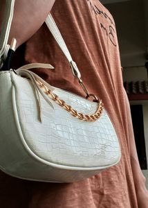 White Handbag
