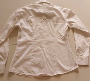 fitted white shirt