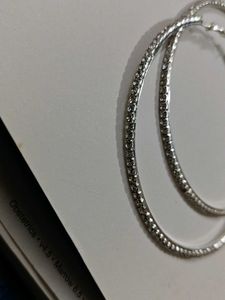 Newme Silver Hoop Earrings