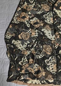 Floral Print Button-Up Shirt