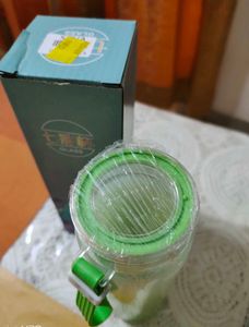 Hello Master Glass Water Bottle