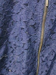 ONLY Navy Lace Bomber Jacket