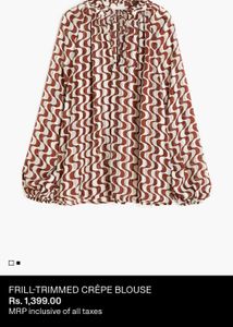 H&amp;M Printed Long Sleeve Top