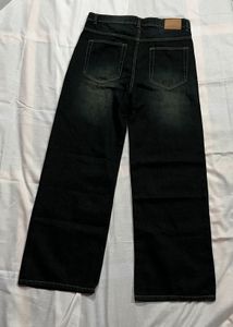 COMING Wide Leg Dark Wash Jeans size 34
