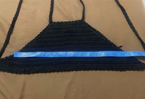Crochet Halter Neck, Backless.