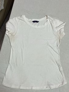 White Basic Tee
