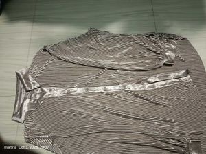 Metallic Pleated Co-ord Set