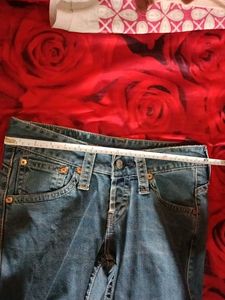 Levi's bootcut low waist classic blue denim Jeans