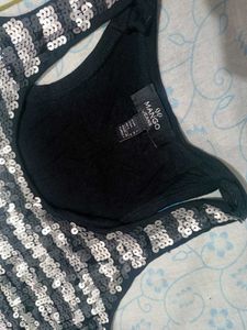 Mango Sparkling Sequin Tank Top