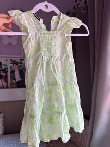 Cute Green Floral Dress