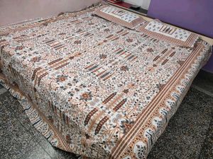 Pure cotton Printed Bed Sheet Set