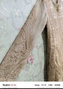 Elegant Embroidered Beige Anarkali