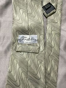 Men's Light Green Patterned Tie