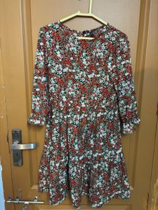 Floral Print Mini Dress