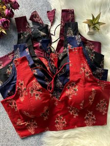 presenting Pure Ajrakh HandBlock blouse🩷*