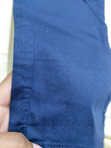 Classic Blue Cropped Trousers