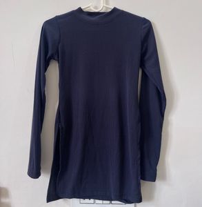 Women's Ribbed Knit Tunic Top