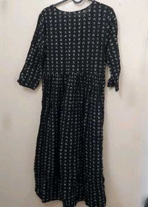Black Printed Maxi Dress