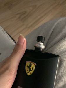 Ferrari Scuderia Black EDT empty bottle