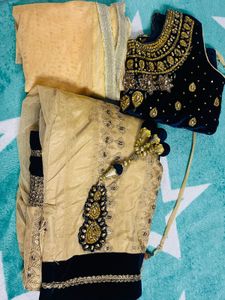 Girls Party Wear Lhga Choli With Dupatta Size 38