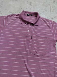 Men's Striped Polo T-Shirt