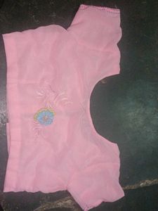 Pretty Pink Embroidered saree