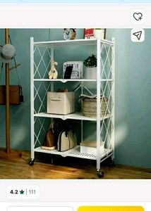 Foldable Rolling Kitchen Cart