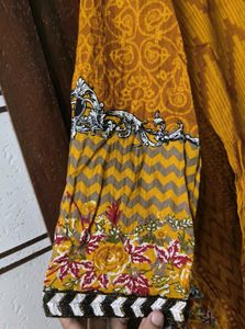 Stylish Yellow Kurta Set with Dupatta