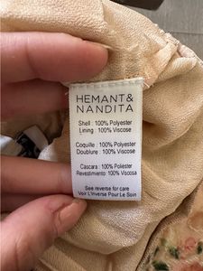 Hemant &amp; Nandita Floral Peplum Top